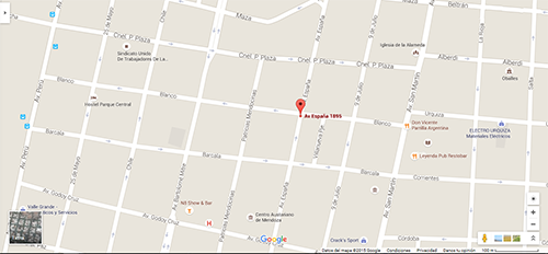 Mapa Colegio Pablo Besson de Mendoza
